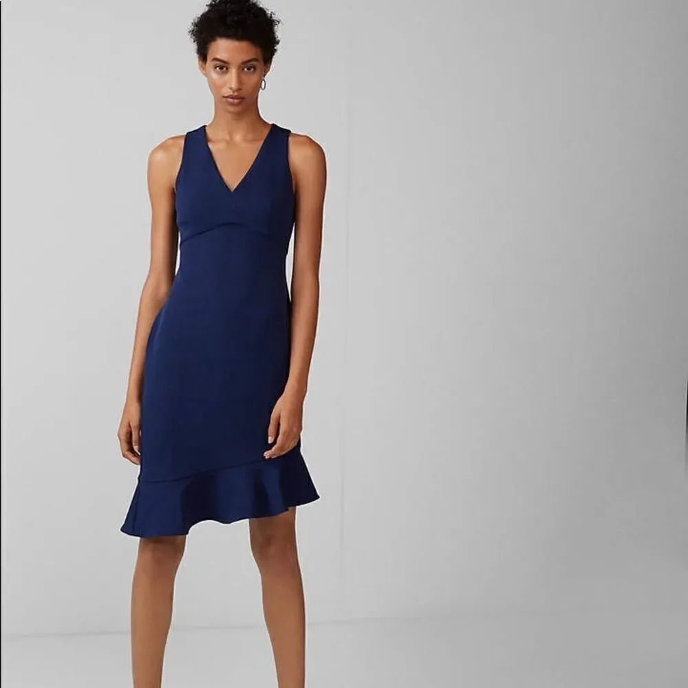 ✨ Asymmetrical Ruffle Mini Dress✨